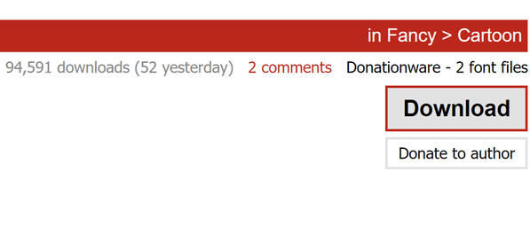 download your font off a font site (im using dafont)